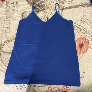 Blue tank top